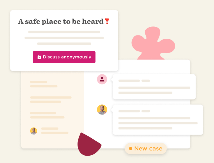 Bob's HR Platform, highlighting the anonymous Your Voice feature as a safe place to be heard.