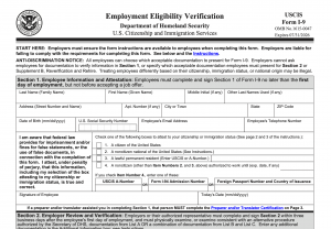How to Fill Out I-9 Form