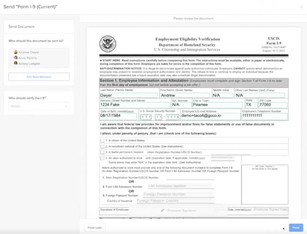 How To Fill Out I Form