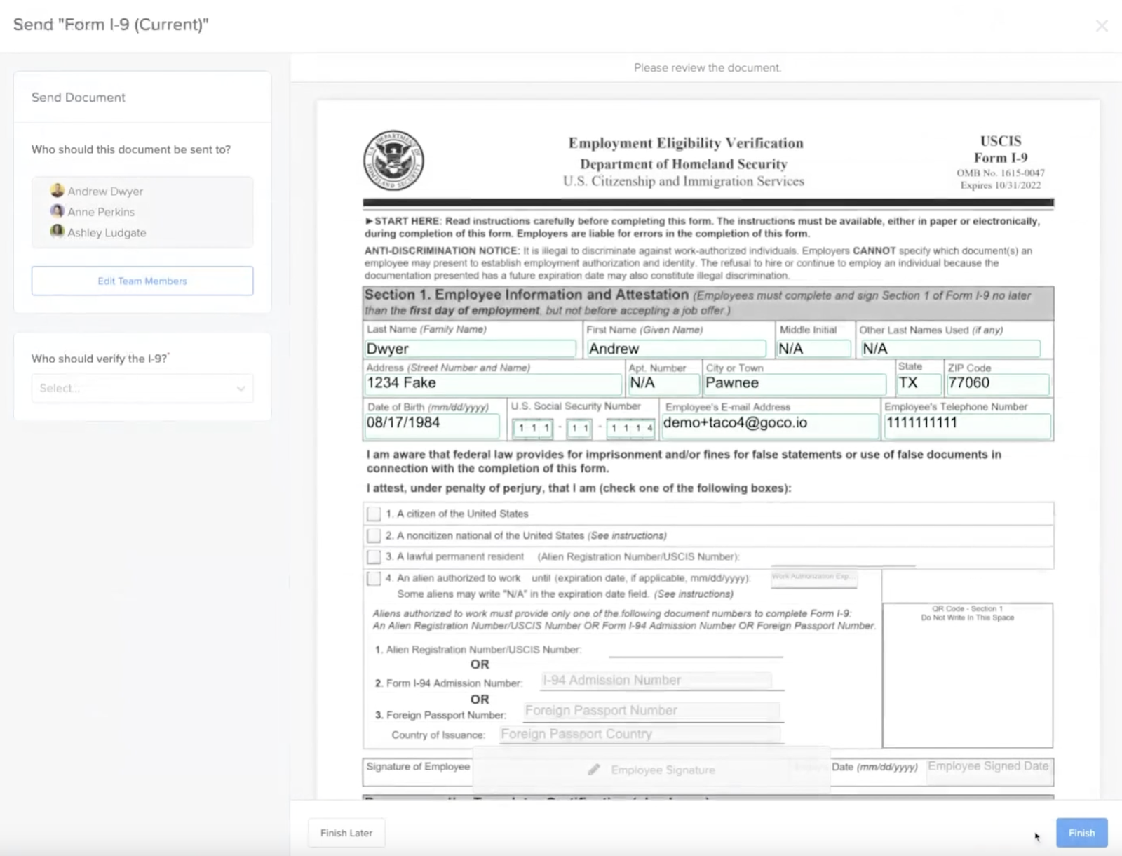 How to Fill Out I-9 Form