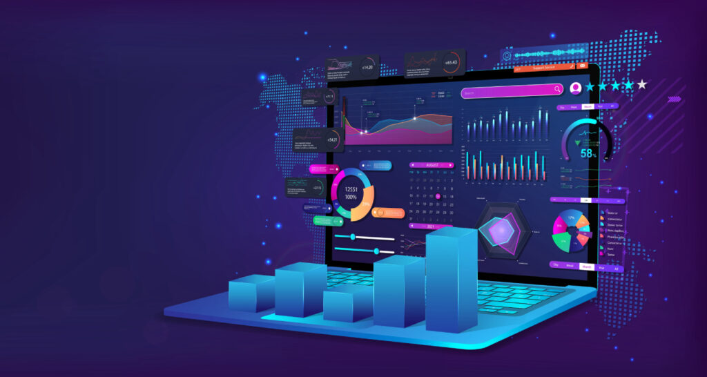 Data Analytics AI concept image.