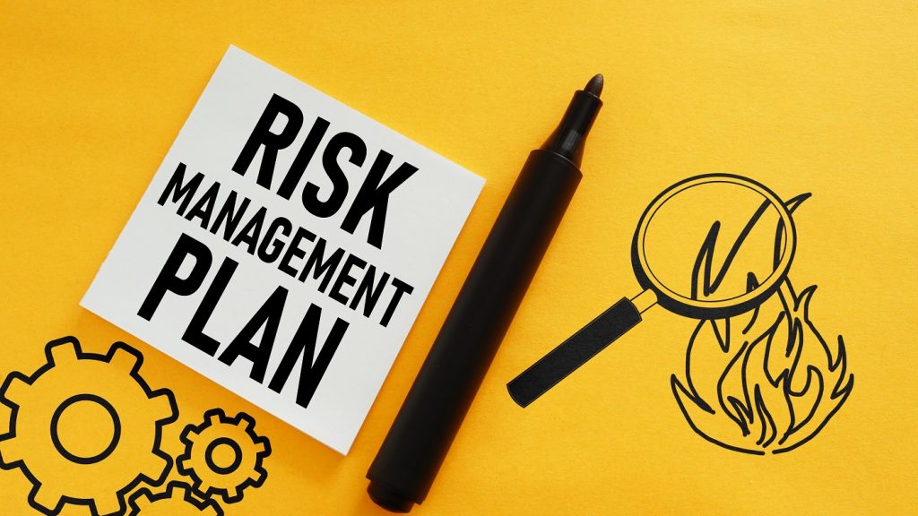 Risk management plan concept art