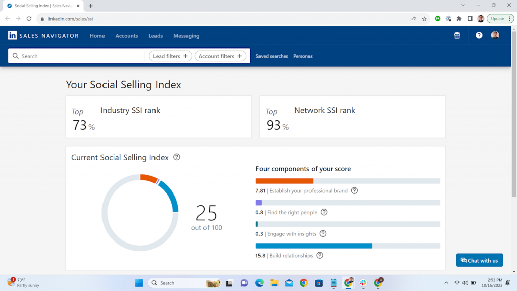 Performance tracking