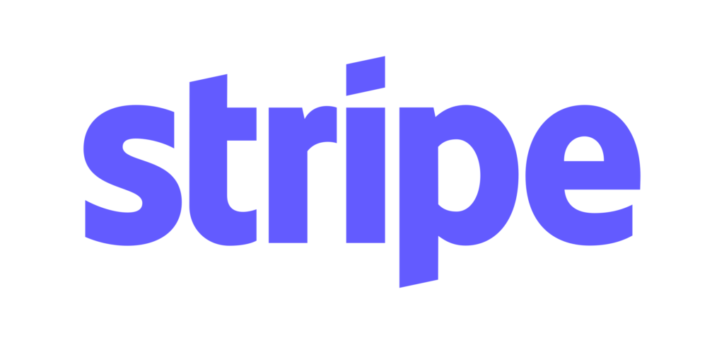 Stripe logo.