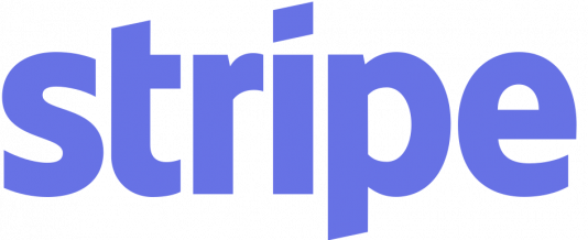 Stripe logo.