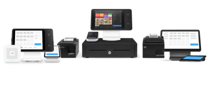 Square range of POS hardware.