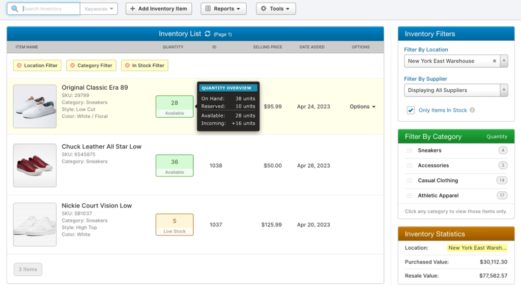 SalesBinder dashboard.