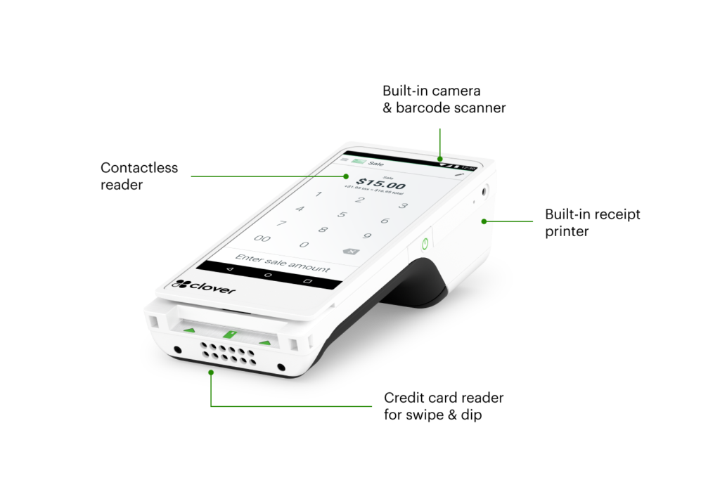 Clover Flex magstripe reader.