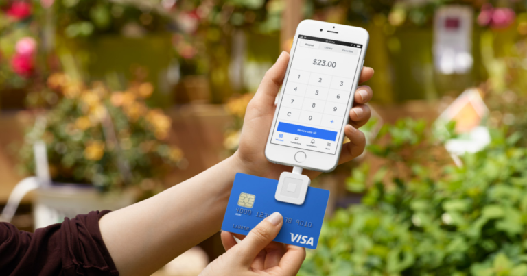 Square iPhone card reader.