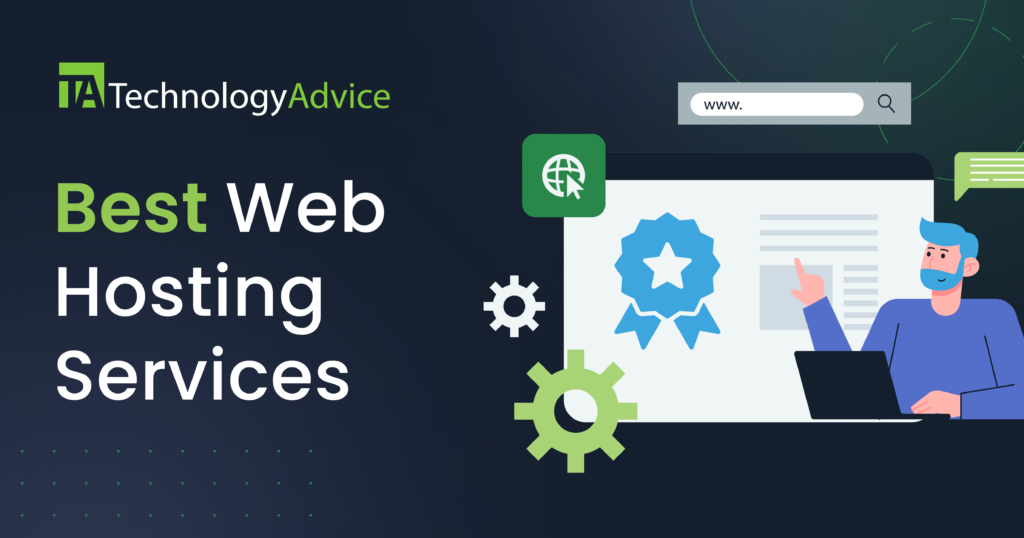 TA Article Featured Image that says "Best Web Hosting Services"