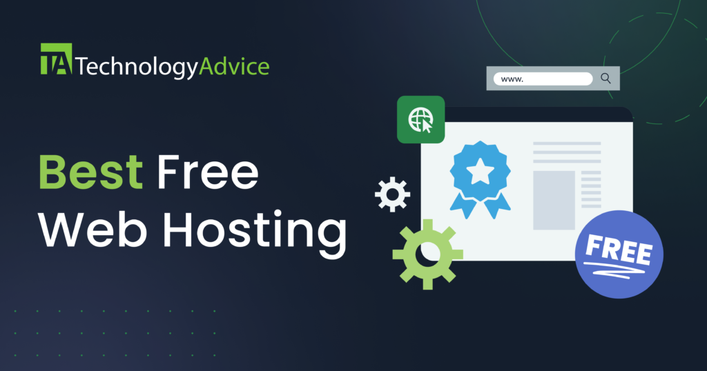 TA Article Featured Image that says "Free Web Hosting"