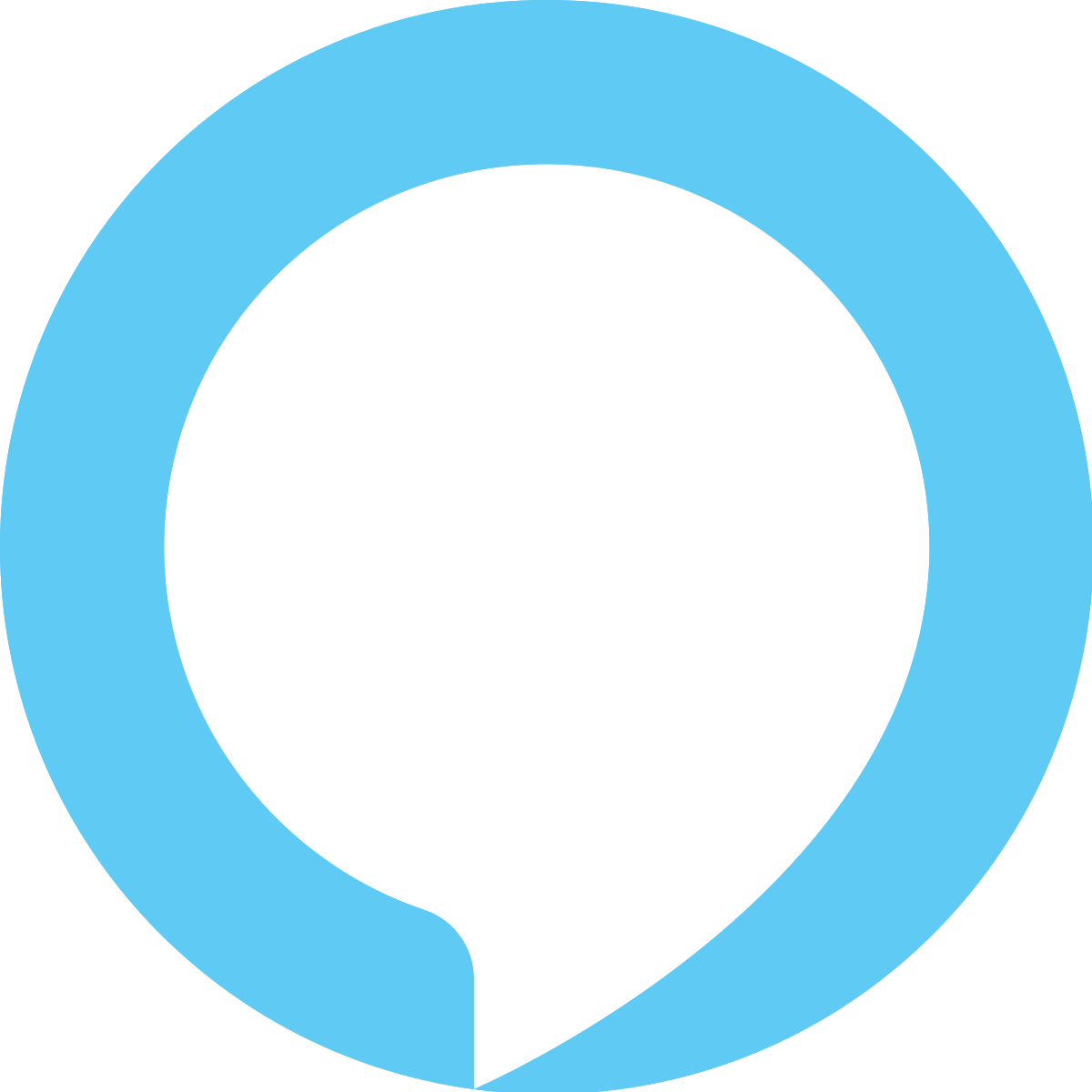 Amazon Alexa logo.
