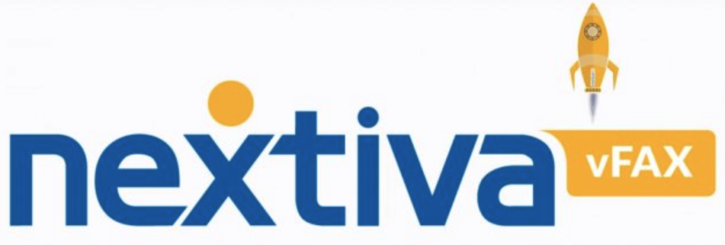 Nextiva vFAX logo.