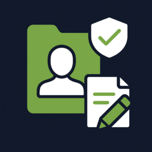 Profile matching icon.