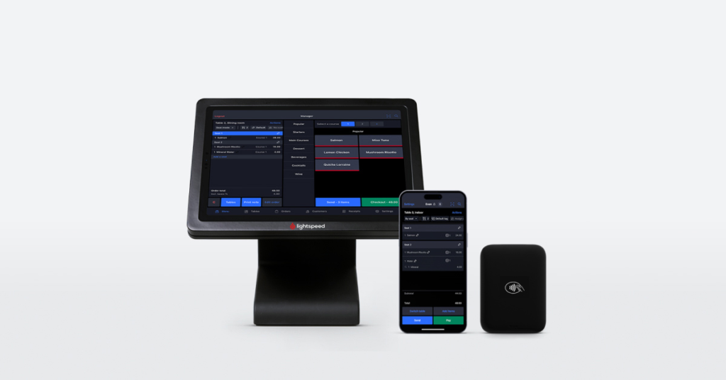 Lightspeed’s mobile tap devices allow business to accept payments from anywhere.