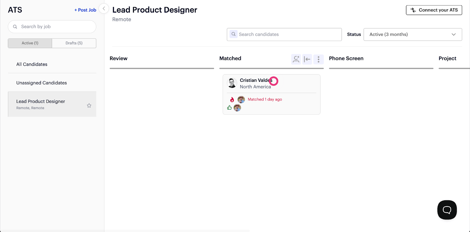 You can create workflows in Wellfound’s internal ATS to see where your candidates are in the pipeline.