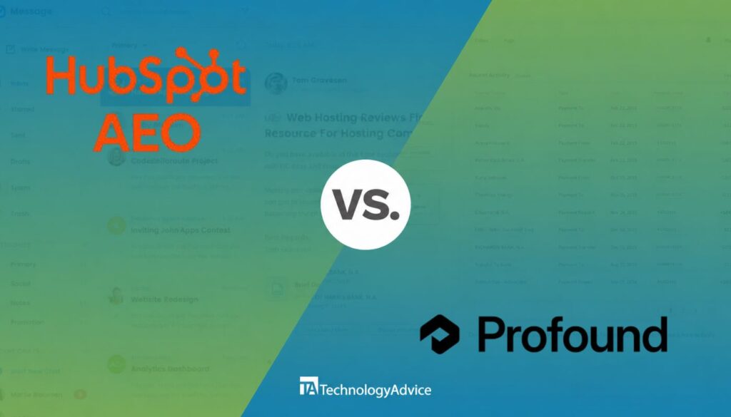 Hubspot AEO vs Profound
