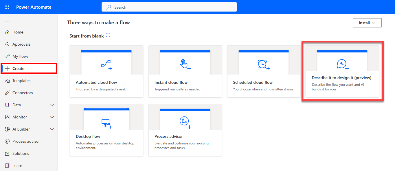Microsoft Power Automate cloud flow builder showing a trigger, condition, and approval action.