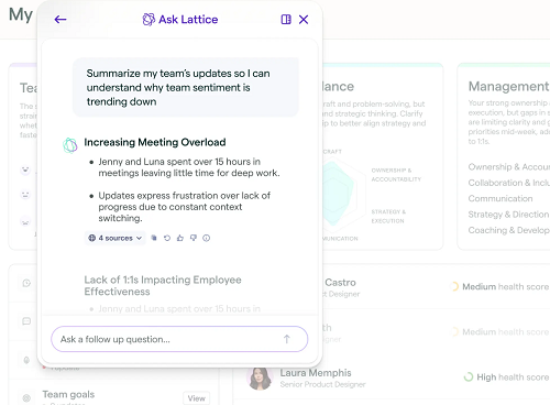 Lattice evidence-backed sentiment report.