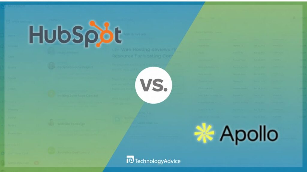 hubspot and apollo.io logos