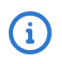 Blue info signal.